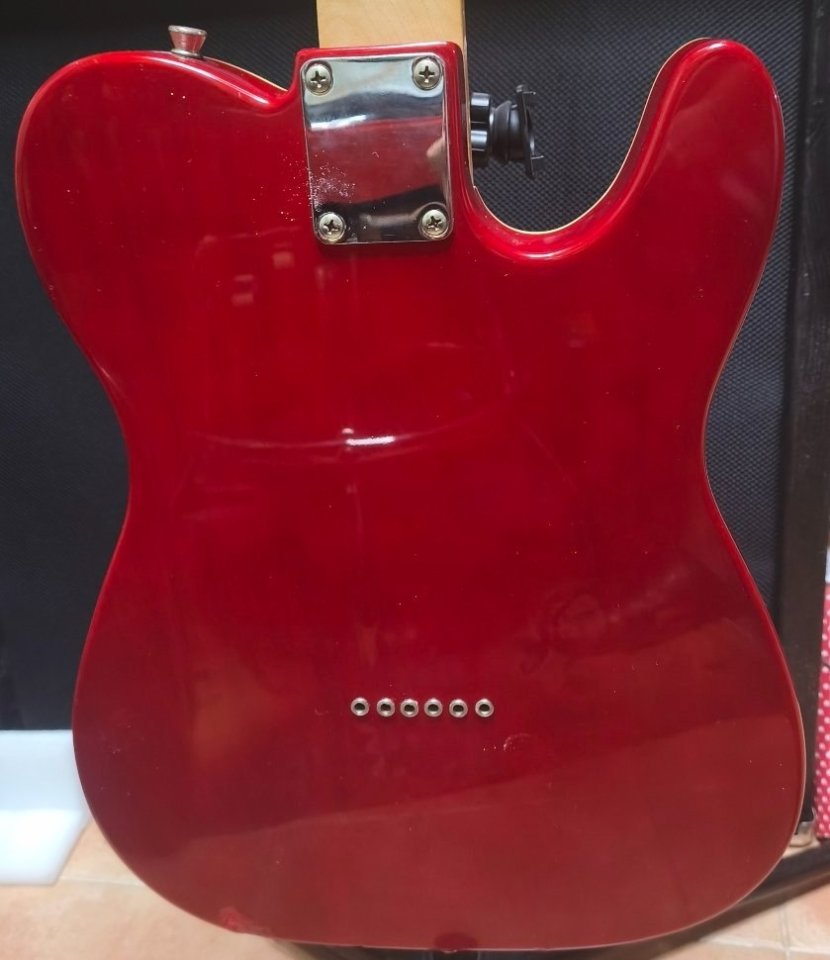 Guitarra zurda Harley Benton TE-90QM LH en color Trans Red. de segunda mano · Foto 6 de 10 · Alicante · 150 €