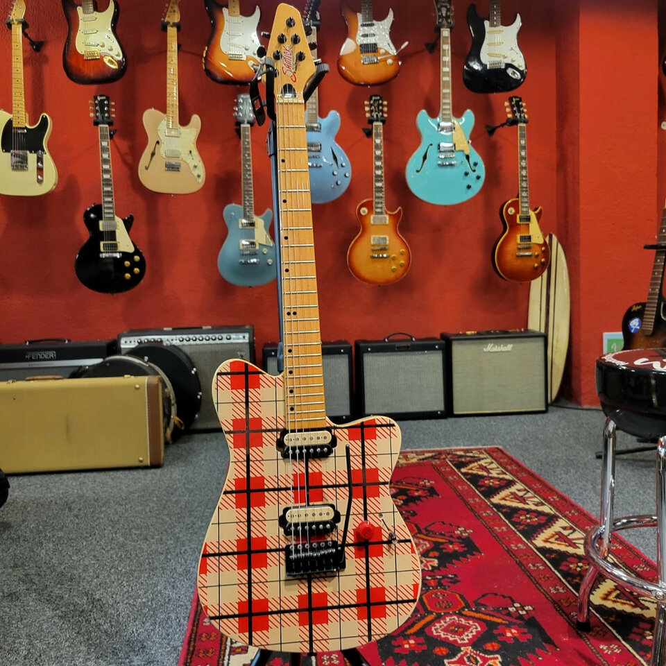 Samick Radio Ten Plaid B. Saraceno (pastillas EVH)