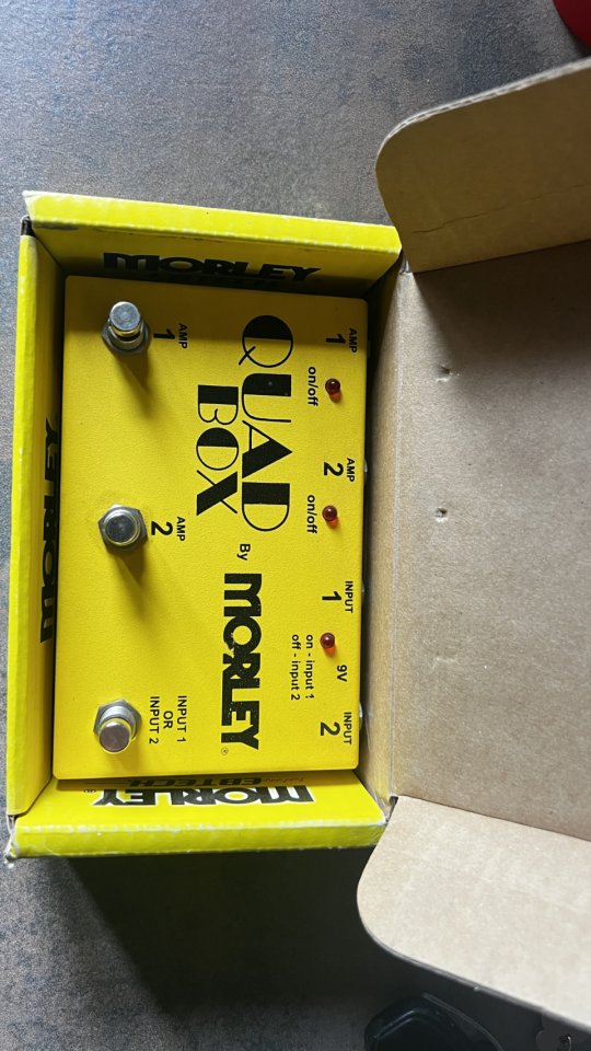 Morley Quad Box - 2 Guitarras-2 amplis