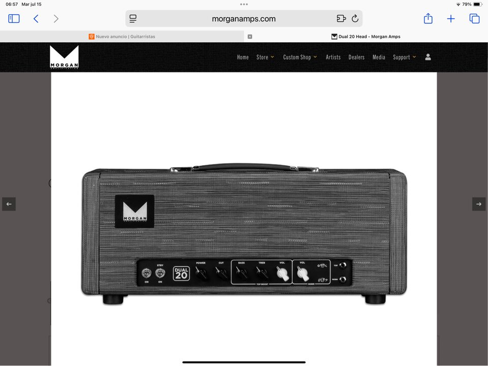 Compro cabezal Morgan Dual 20 o AC20 DeLuxe formato cabezal.