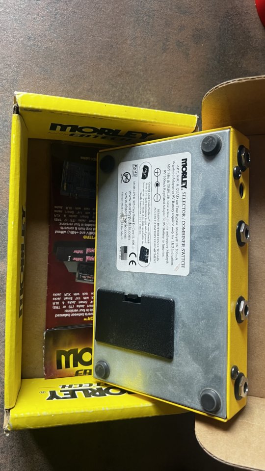 Morley Quad Box - 2 Guitarras-2 amplis