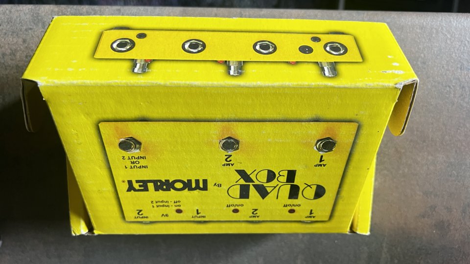 Morley Quad Box - 2 Guitarras-2 amplis