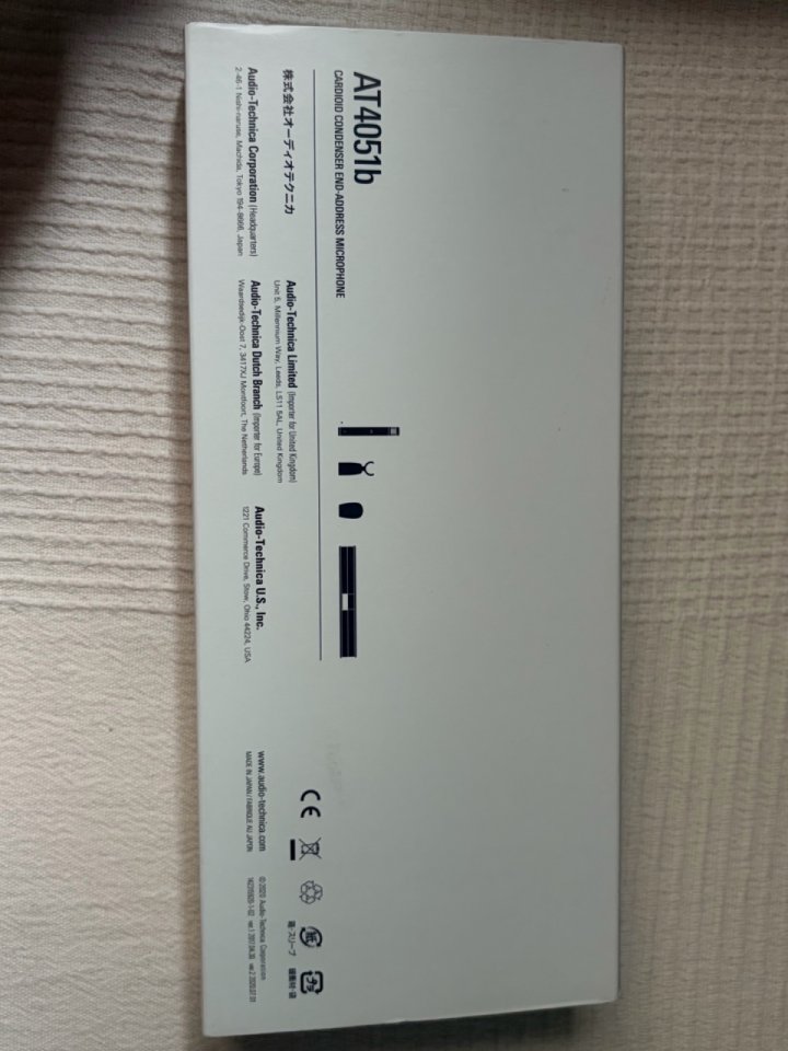 Audio-Technica AT4051b Cardioid Condenser Modular Microphone de segunda mano · Foto 3 de 3 · Barcelona · 450 €