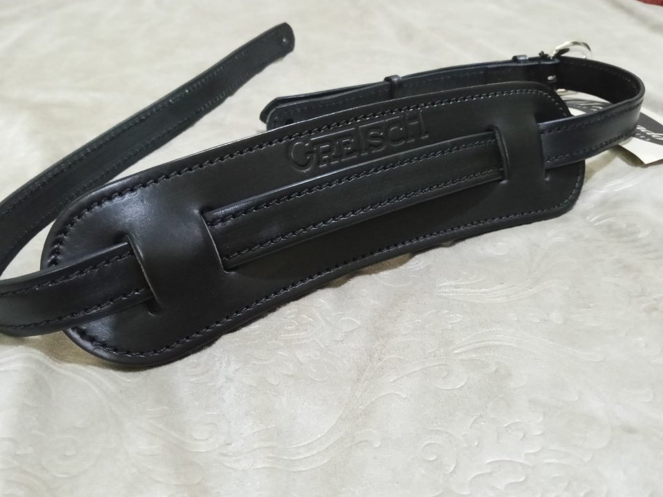 Correa de cuero Gretsch El Dorado made in USA, Superprecio!