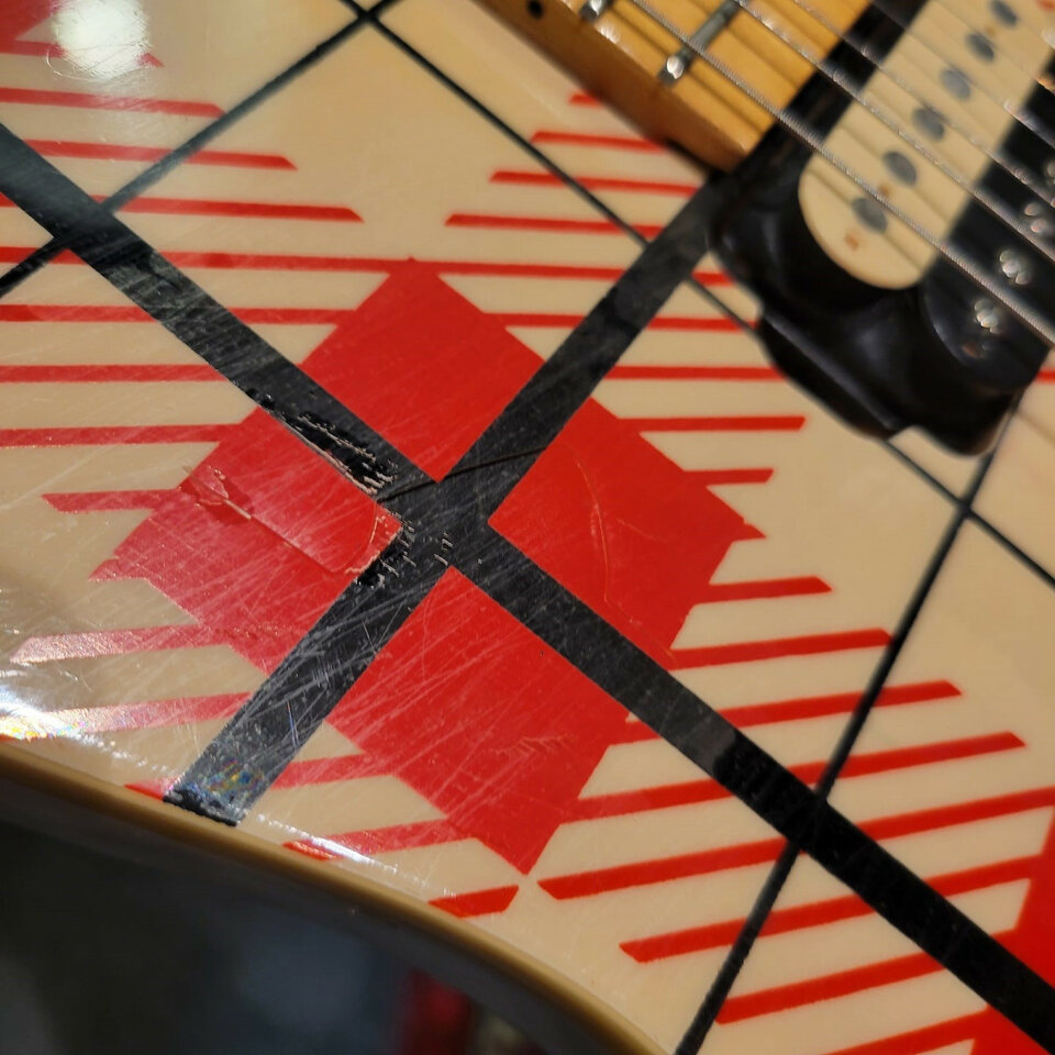 Samick Radio Ten Plaid B. Saraceno (pastillas EVH)