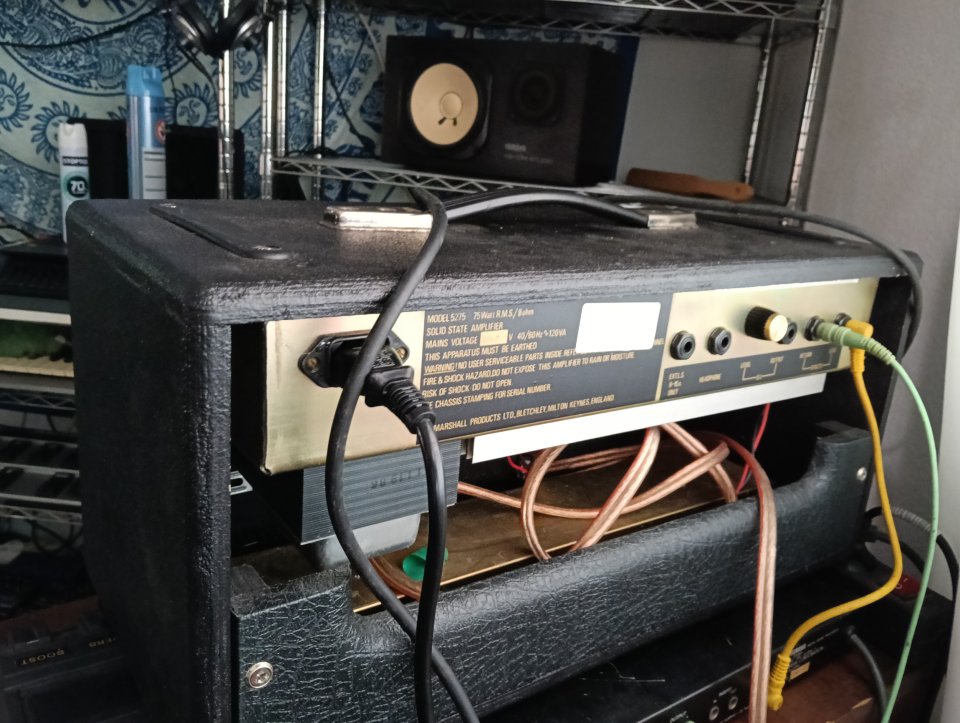 Marshall MOSFET 75 Reberv pasado a cabezal de segunda mano · Foto 2 de 5 · Barcelona · 175 €