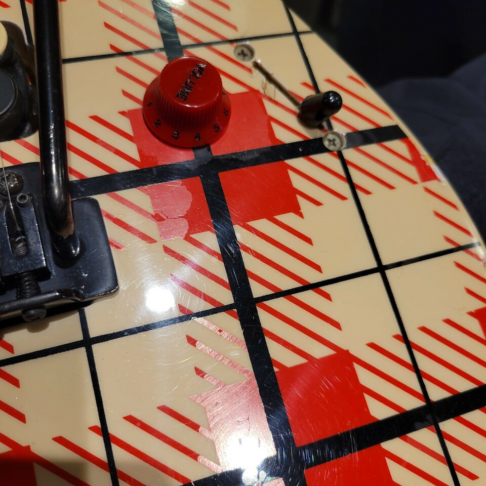 Samick Radio Ten Plaid B. Saraceno (pastillas EVH)