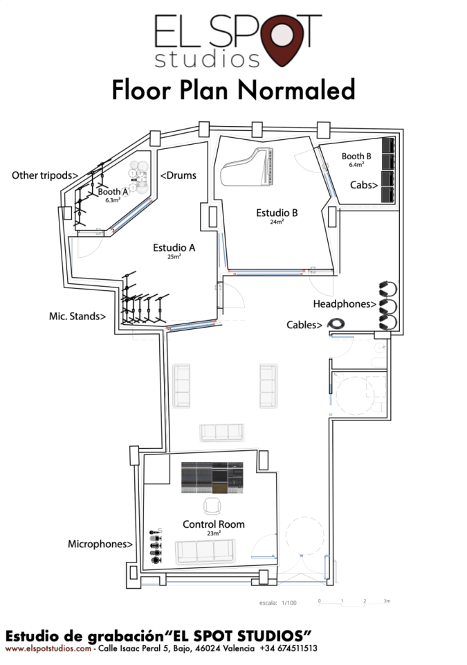 [VENTA] Estudio Profesional 185m² Valencia (Diseño Arquitecto de Berklee) + Inmueble + Shigeru Kawai SK7 de segunda mano · Foto 7 de 7 · Valencia · 450000 €