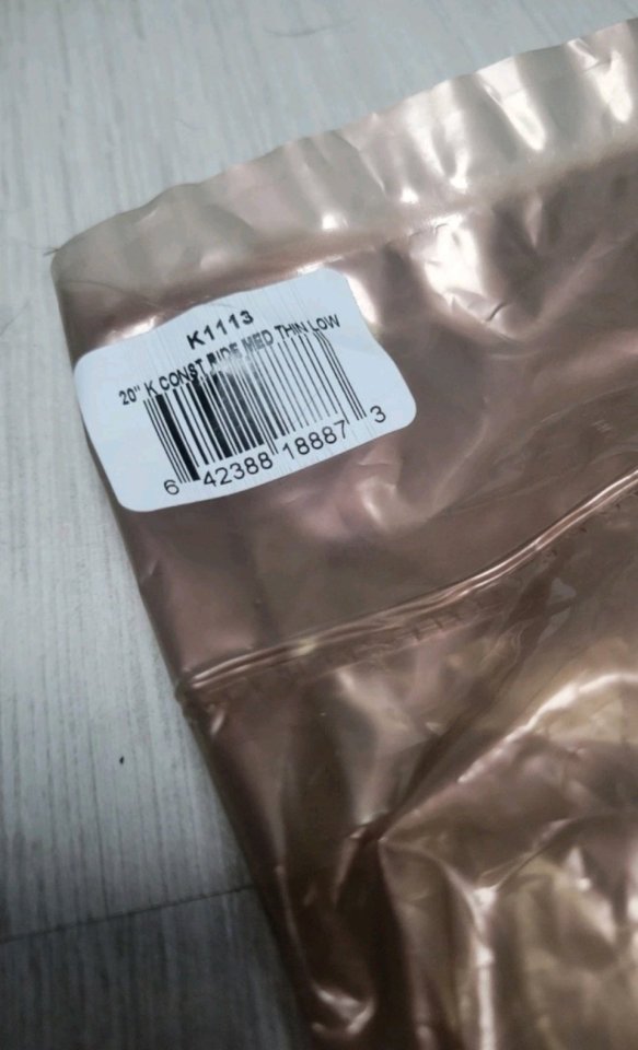Zildjian K Constantinople 20 Medium Thin Low NUEVO 2026 Envío OK de segunda mano · Foto 6 de 6 · Gipuzkoa · 595 €