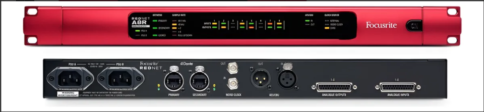 Focusrite Rednet A8R AD/DA DANTE - Super rebajada