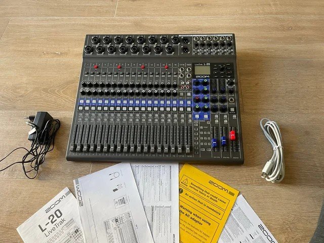 Zoom LiveTrak L-20 + Funda Zoom original