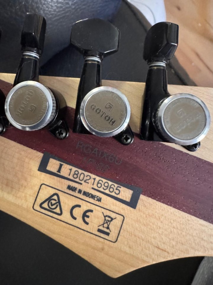 Ibanez RGAIX6U Iron Label - Bare Knuckle Pickups