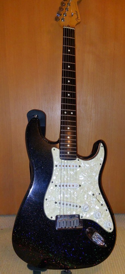 Fender Custom Shop Stratocaster 1993 Holoflake sparkle.