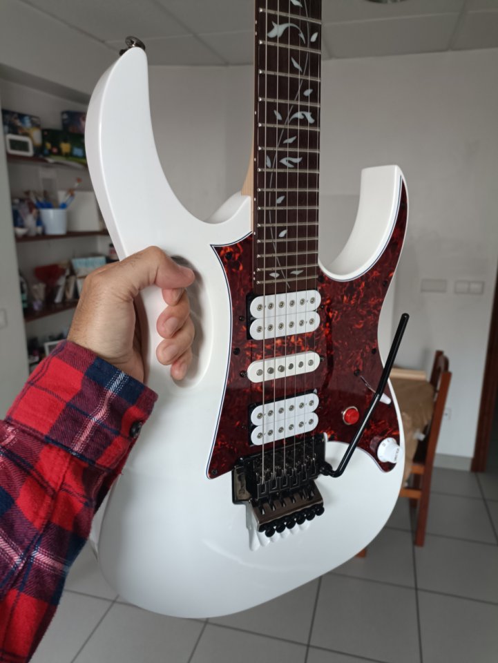 Vendo o cambio Ibanez JEM Jr mejorada y única