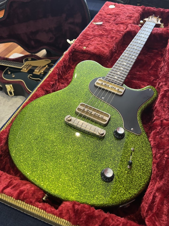Nik Huber Piet Custom (Guitar Summit 2024) – Green Sparkle High Gloss