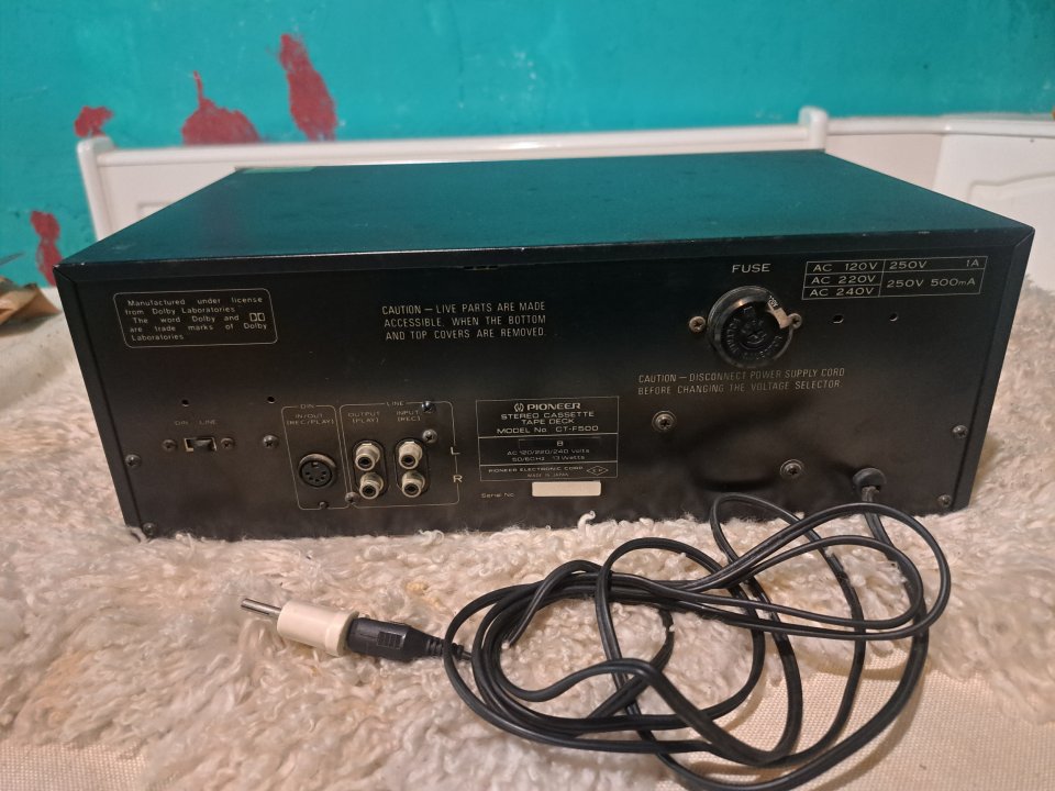 Pioner ct-f500 casete deck de segunda mano · Foto 3 de 3 · Bizkaia · 250 €
