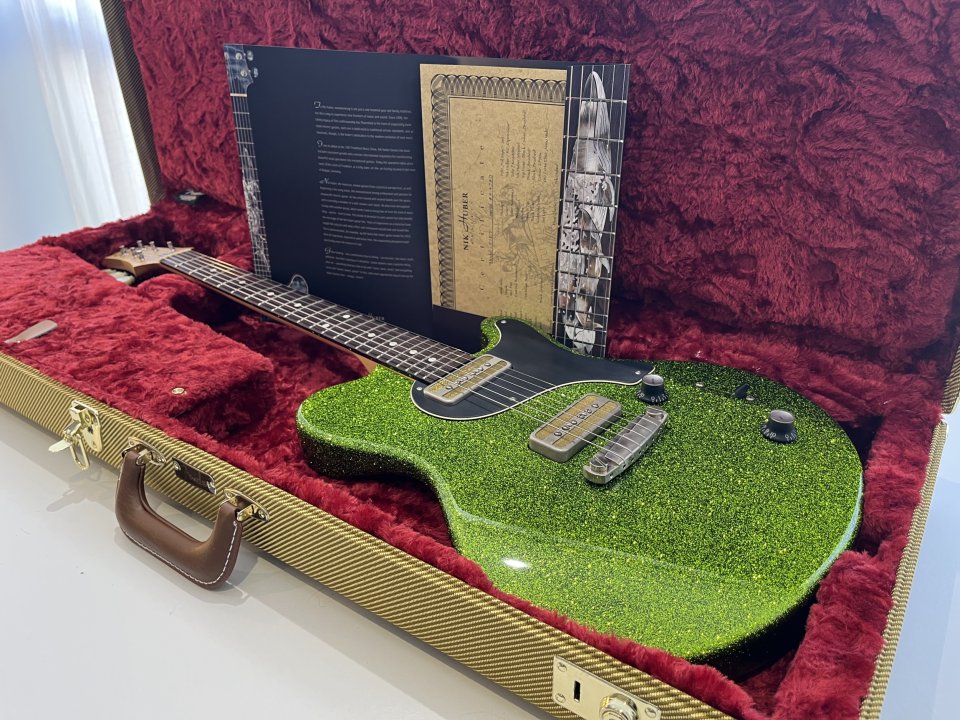 Nik Huber Piet Custom (Guitar Summit 2024) – Green Sparkle High Gloss
