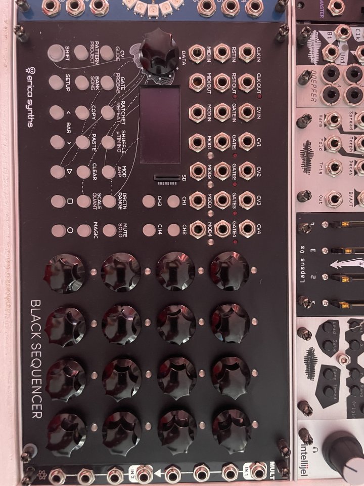 Erica synth Black Sequencer