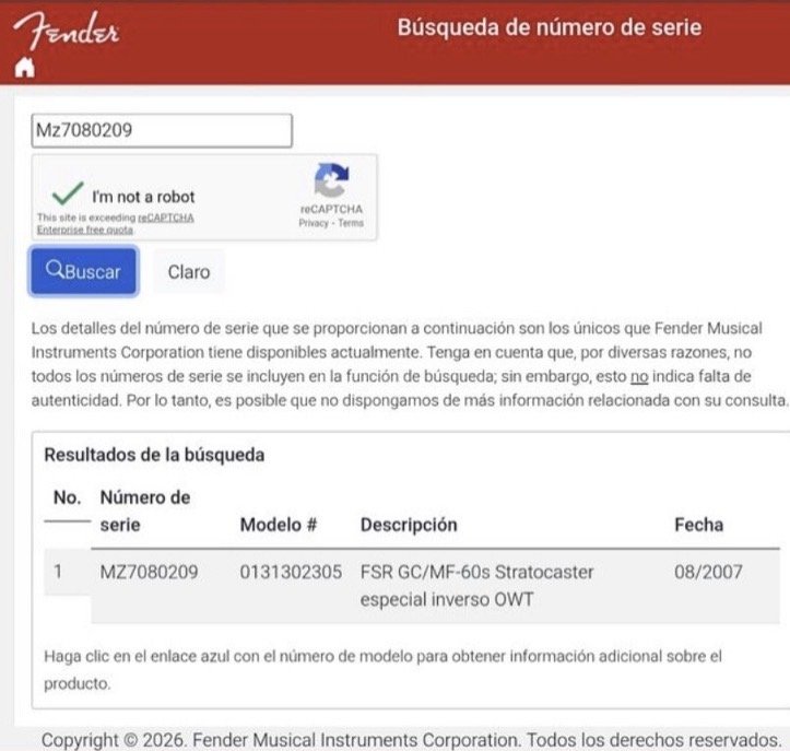 Fender Stratocaster FSR 60’ de segunda mano · Foto 8 de 8 · Madrid · 500 €