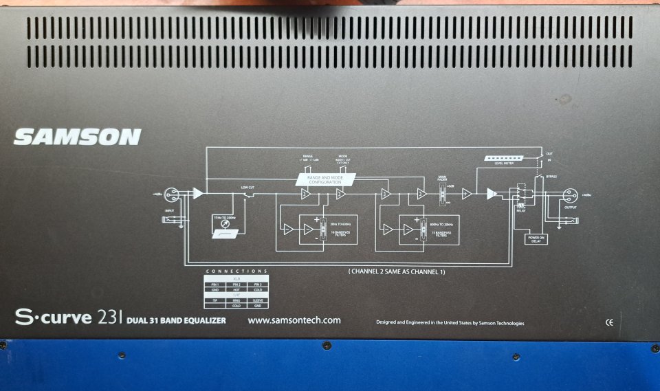 Ecualizador SAMSON 2 canales