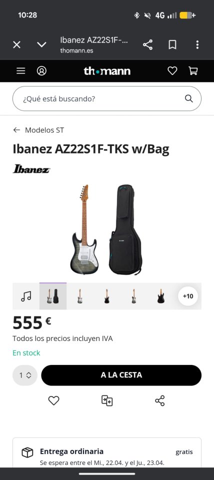 Ibanez az 22 modificada de segunda mano · Foto 2 de 9 · Bizkaia · 450 €