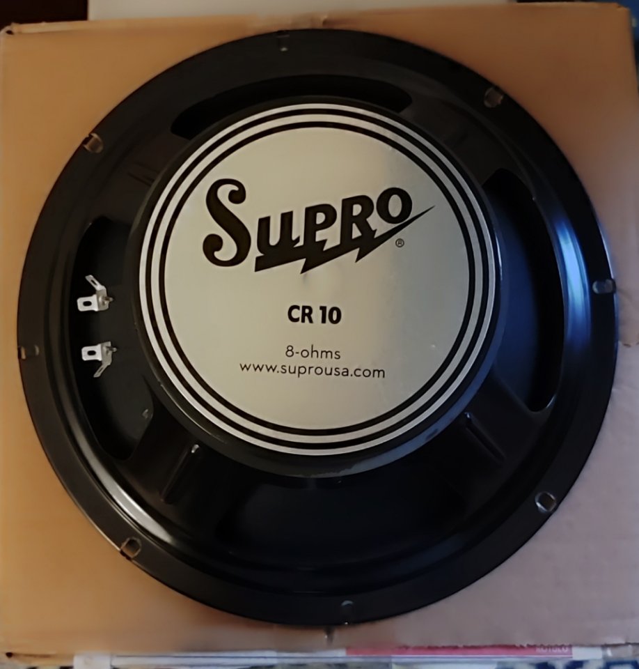 Altavoz de guitarra de 10" Eminence / Supro CR10 - USA de segunda mano · Foto 3 de 5 · Salamanca · 85 €