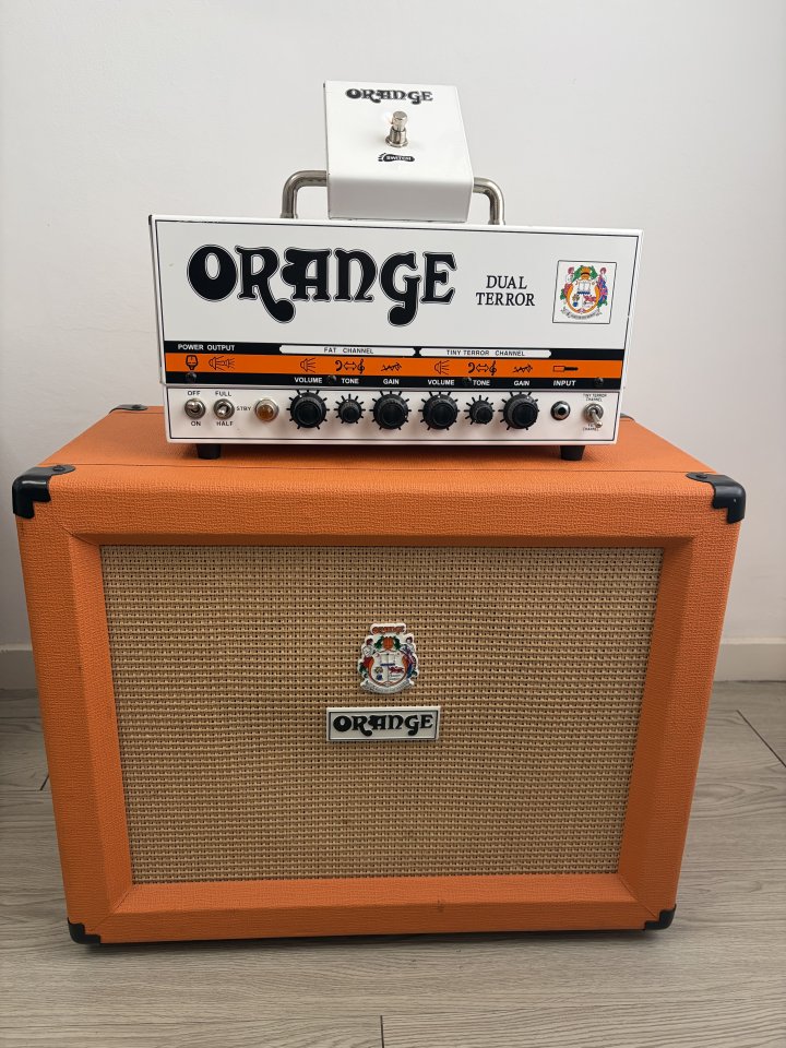 Orange Dual Terror + Pantalla PPC112 + Fundas + Footswitch