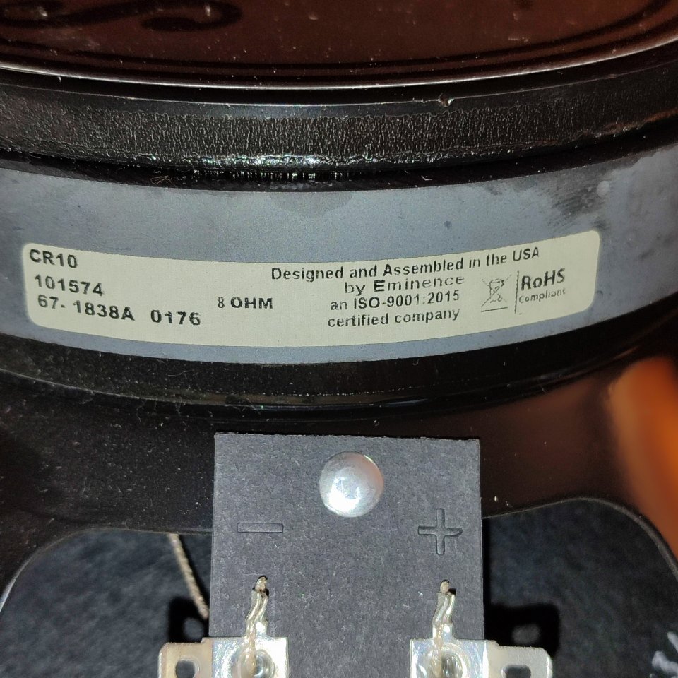 Altavoz de guitarra de 10" Eminence / Supro CR10 - USA de segunda mano · Foto 2 de 5 · Salamanca · 85 €