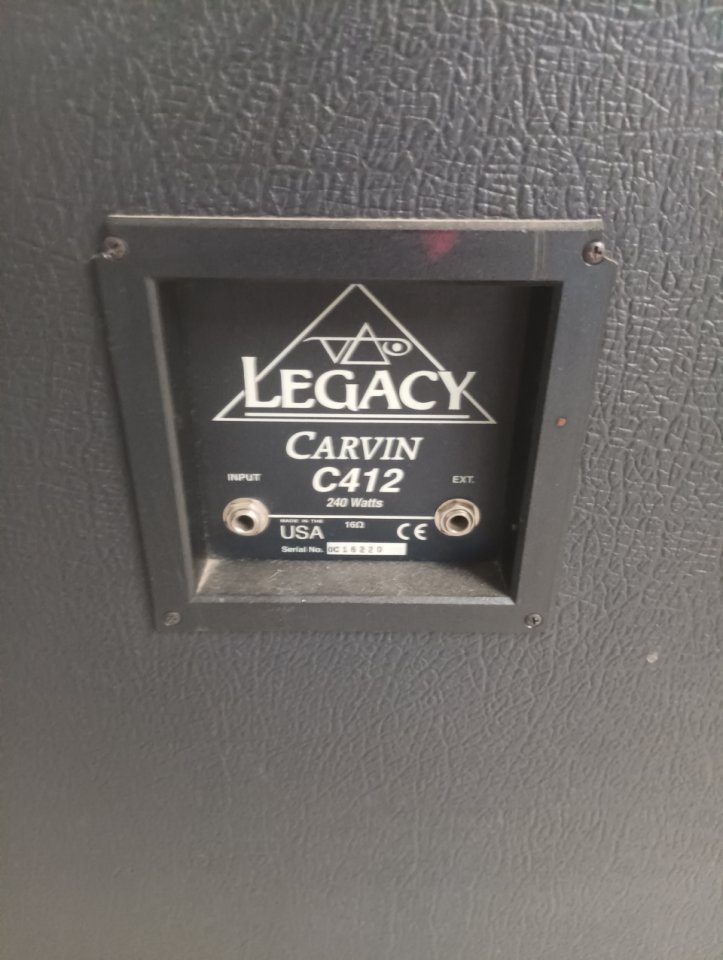 Pantalla carvin legacy 4x12 de segunda mano · Foto 3 de 3 · Tarragona · 300 €