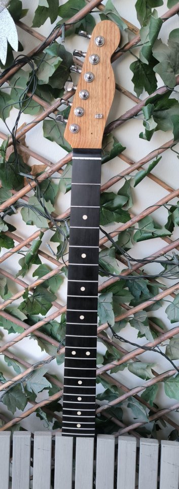 Mástil Warmoth telecaster 24.75" Canary/ebony ¡Envío incluido!