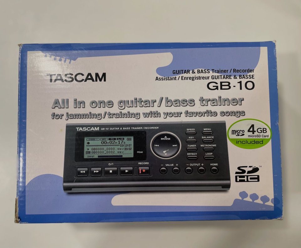 Entrenador-grabador Tascam GB-10