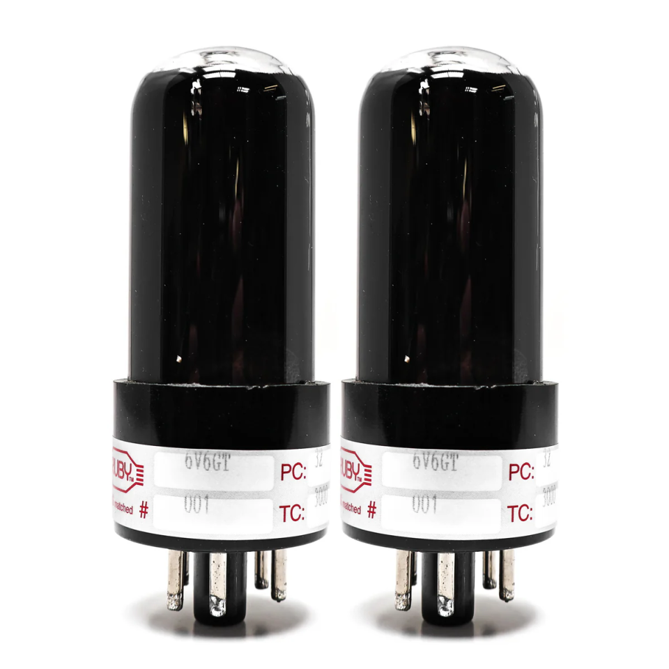 Par de válvulas 6V6 RUBY TUBES (para amplificadores Fender y otros) – Matched de segunda mano · Salamanca · 59 €
