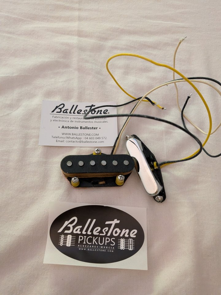 Pastillas Ballestone Telecaster 58 (te ahorras 140€) de segunda mano · Madrid · 180 €