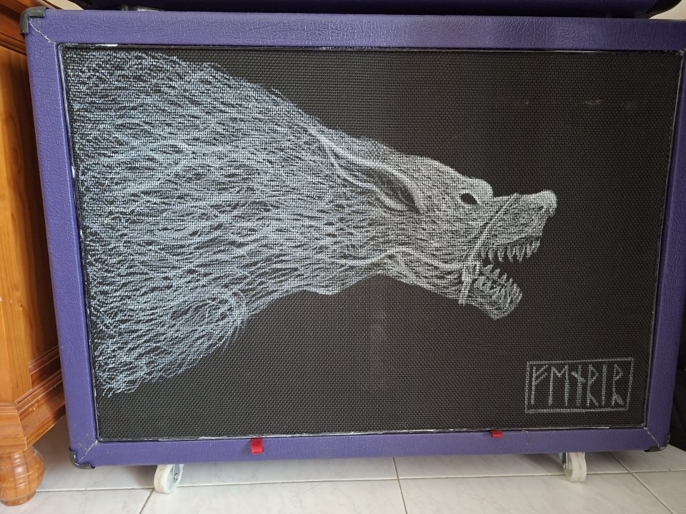 Pantalla 2x12 harley benton vintage con sus v30