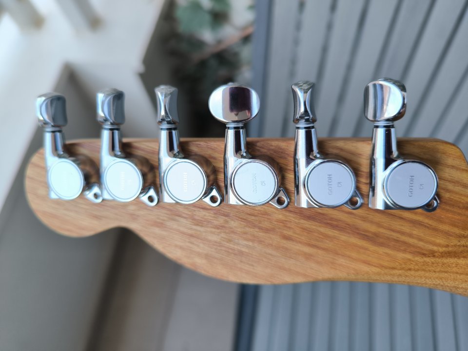 Mástil Warmoth telecaster 24.75" Canary/ebony ¡Envío incluido!