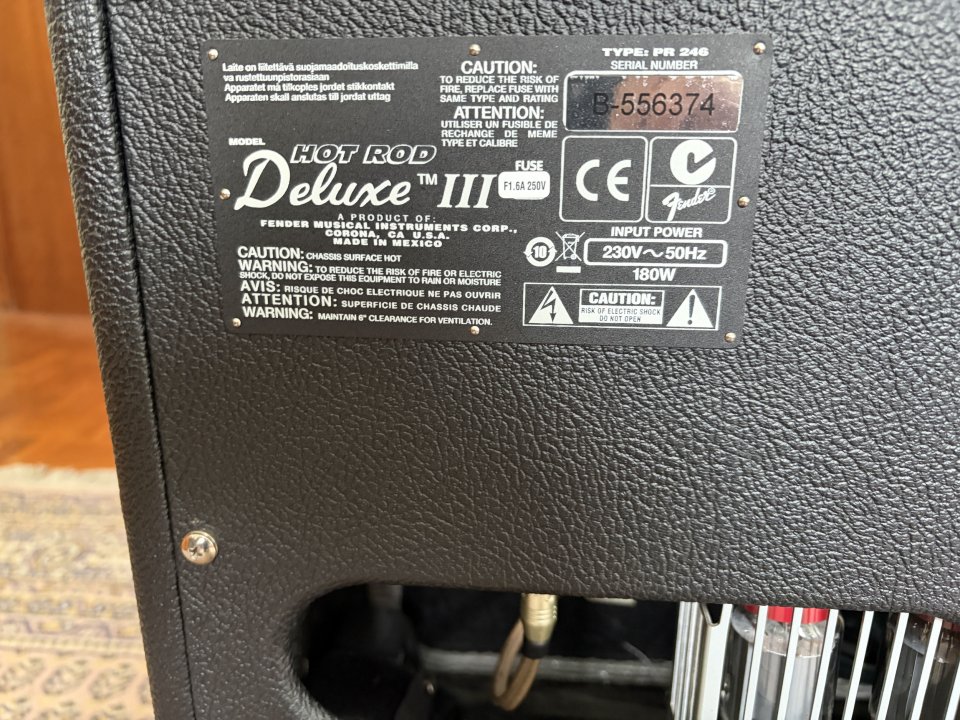 amplificador Fender Hot Rod Deluxe ||| de segunda mano · Foto 5 de 6 · Albacete · 600 €
