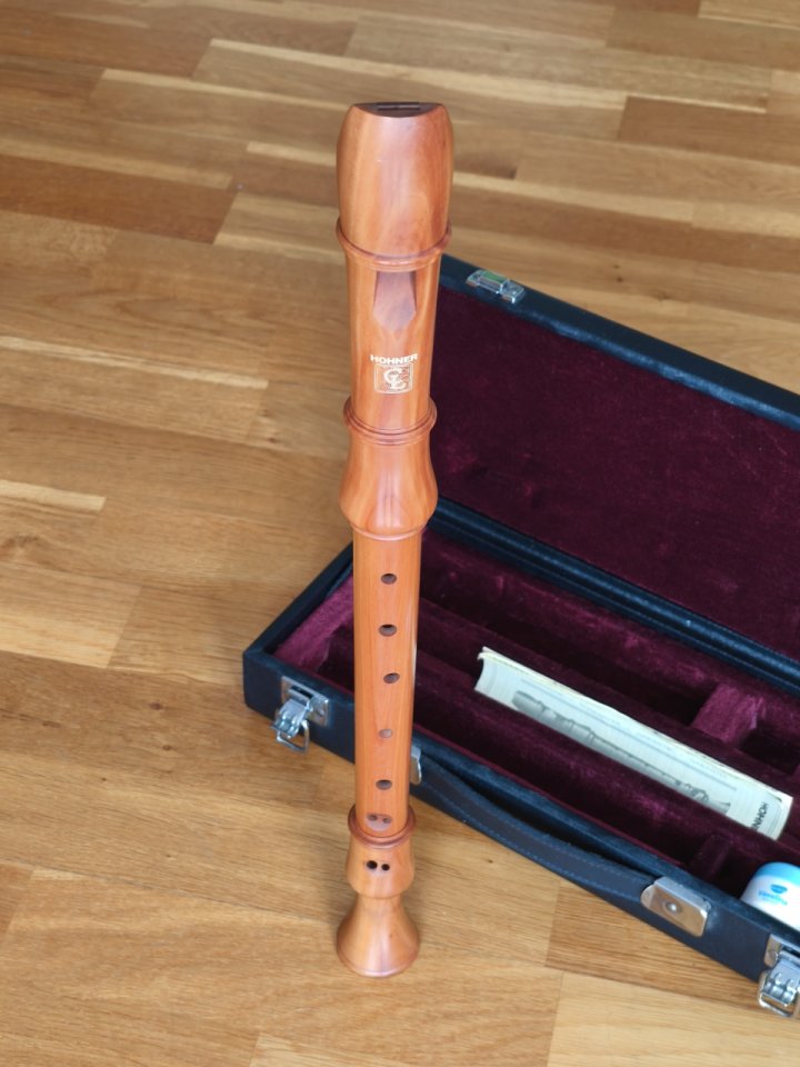 Flauta dulce de madera Hohner 9594-3 con estuche de segunda mano · Foto 3 de 6 · Barcelona · 100 €