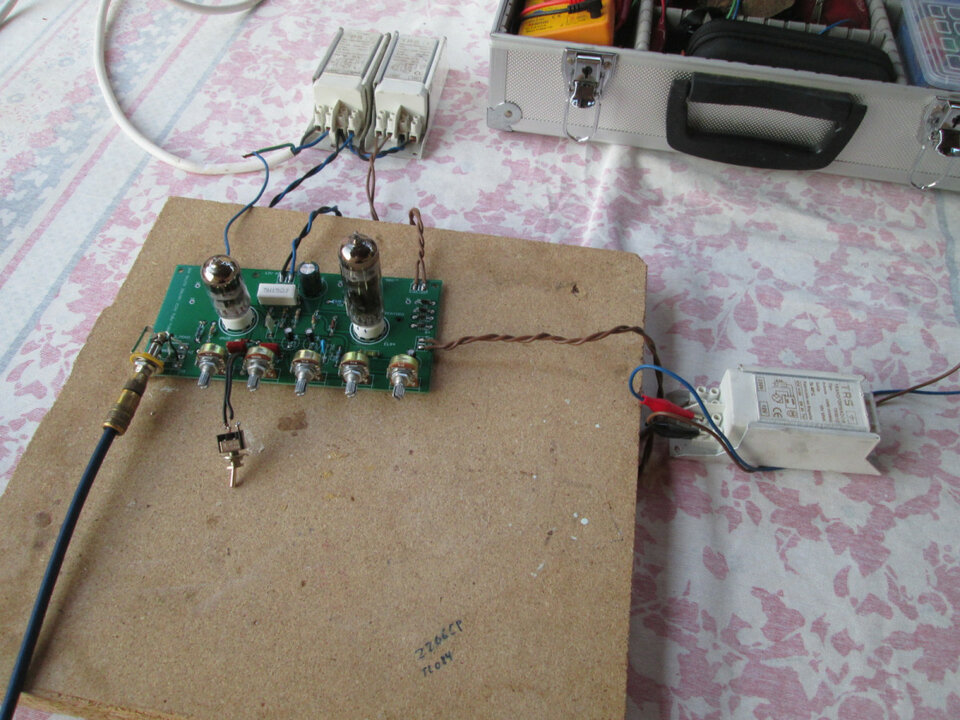 Placa electronica para fabricar amplificador guitarra a valvulas