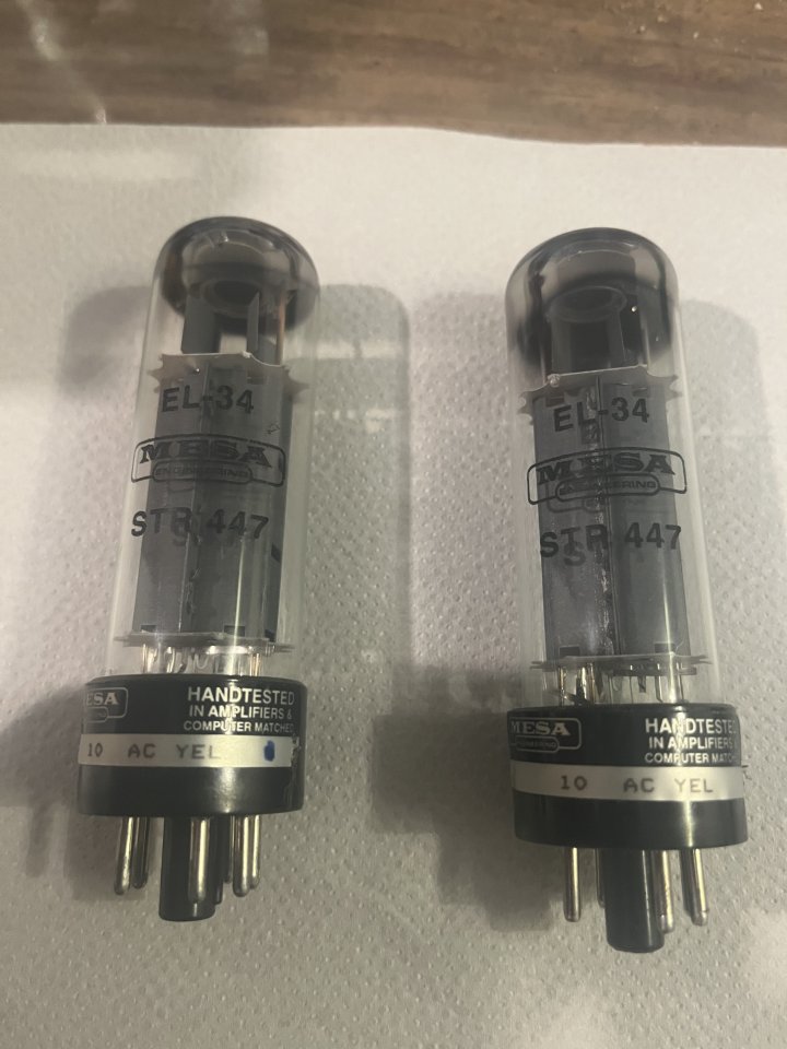 Mesa boogie el34 pareja