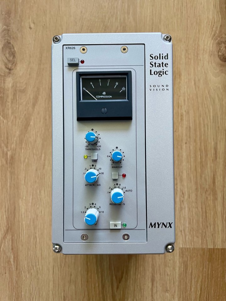 SSL XR626 Compresor de Bus Estéreo + Chasis MYNX — Estado Impecable de segunda mano · Foto 1 de 2 · Madrid · 1100 €