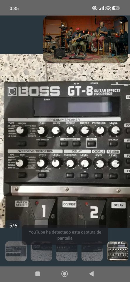 Pedalera Boss GT-8 de segunda mano · Foto 1 de 5 · Barcelona · 120 €