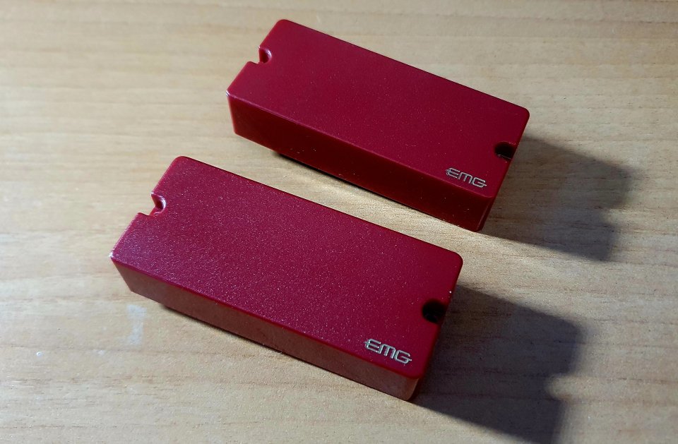 Set Pastillas EMG 707 Rojo 7 cuerdas NUEVAS
