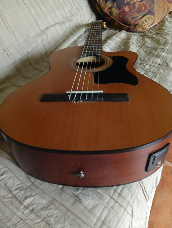 Guitarra española amplificada Manuel Rodríguez de segunda mano · Foto 3 de 8 · A Coruña · 200 €