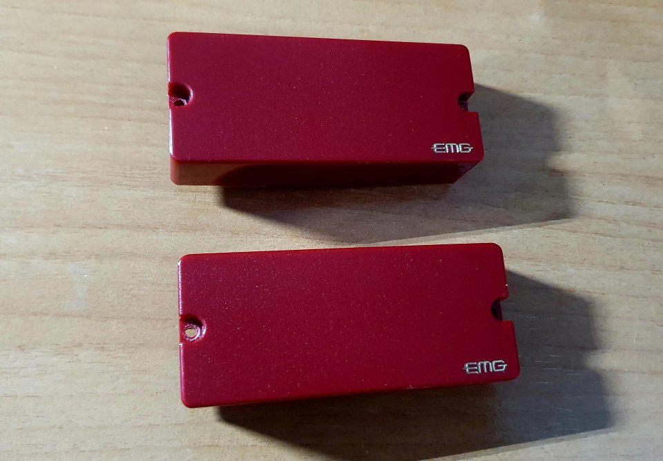 Set Pastillas EMG 707 Rojo 7 cuerdas NUEVAS