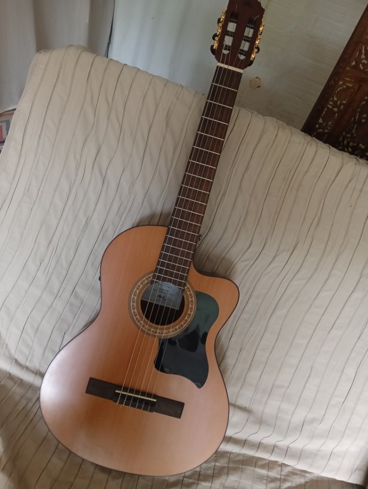 Guitarra española amplificada Manuel Rodríguez de segunda mano · Foto 4 de 8 · A Coruña · 200 €