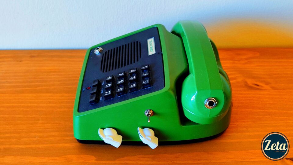 "OLIVE RUBY TC" ampli portátil vintage con trémolo + mic teléfono