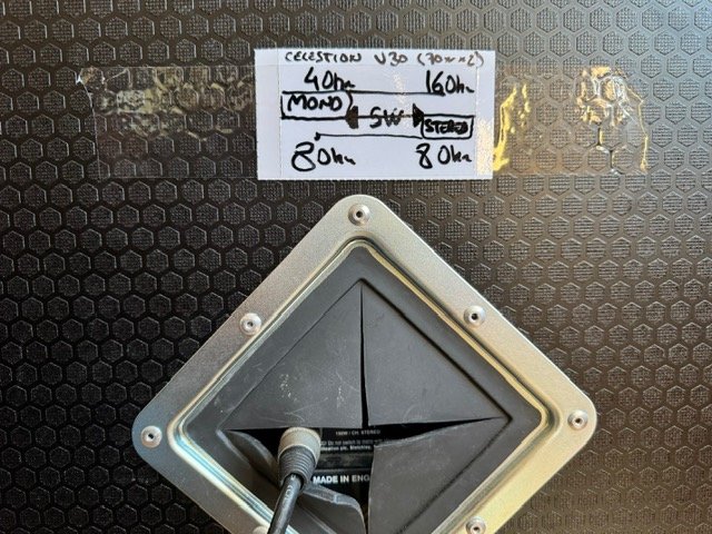 Pantalla 2x12 Custom Audio Electronics con Flight Case