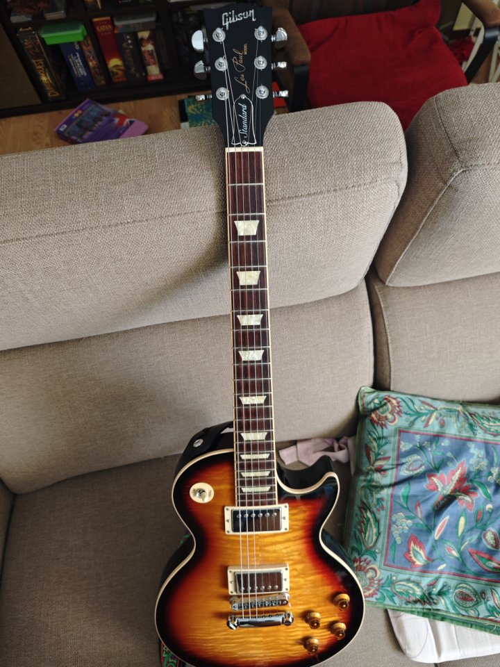 Gibson Les Paul Standard 2015 – Desert Sunburst – Mástil 46 mm + mods luthier