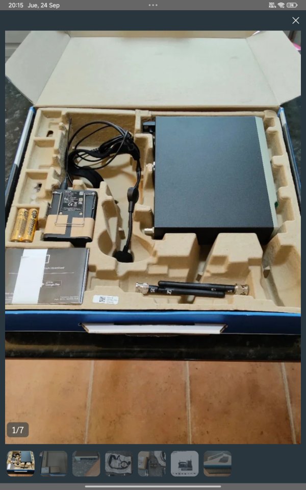 Sennheiser EW-D ME3 SET (Banda Q1-6: 470.2 - 526 MHz) - ¡NUEVO A ESTRENAR! de segunda mano · Foto 1 de 5 · Madrid · 400 €