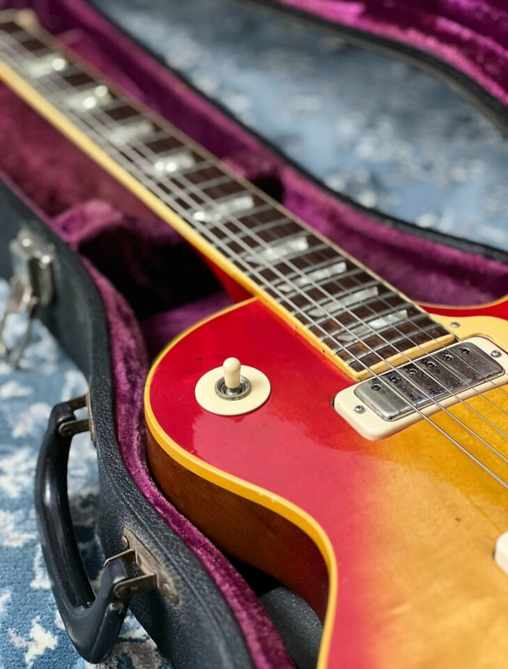 Gibson Les Paul Deluxe Cherry Sunburst 1979 - Guitarra Vintage - Era Norlin